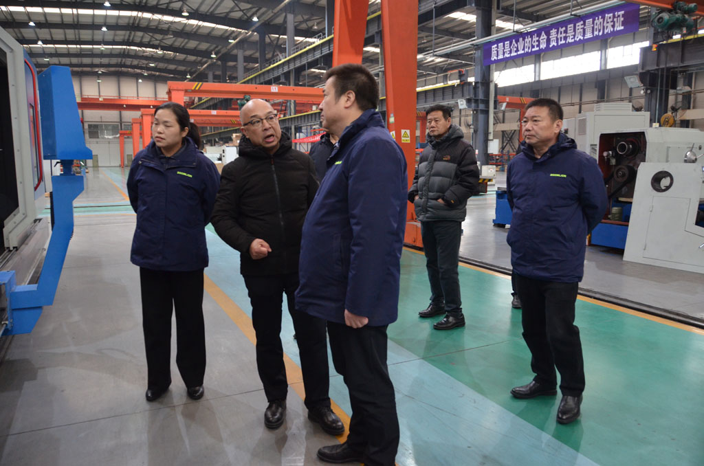 中聯重科領導來星火公司參觀考察